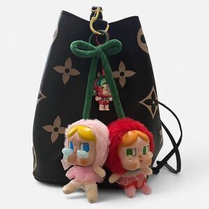 Crybaby Cherries Pop Mart Crying For Love Thank You Cherry Much Plush Keychain